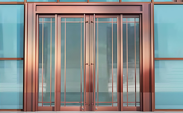 东城街道玻璃地弹门