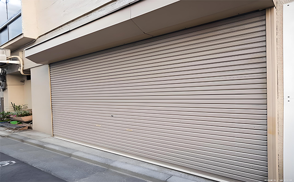 东城街道卷帘门